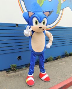 Aluguel Fantasia Do Sonic (personagem Vivo)