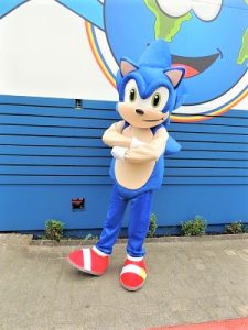 Aluguel Fantasia Do Sonic (personagem Vivo)